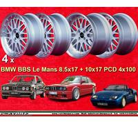 4 Cerchi BBS Le Mans style 8.5x17 ET30+10x17 ET23 BMW 3er E30 E21 wheels Felgen