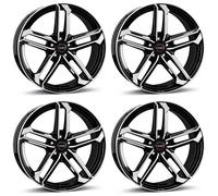 4 Cerchi Borbet ATX 8.5x19 ET30 5x112 SWPGL per BMW 1 2 3 4 5 6 7 8 iX1 X1 X3 X4
