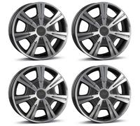 4 Cerchi Borbet CH 7.5x17 ET45 5x118 ANTP per Renault Trafic