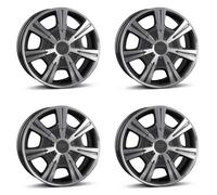 4 Cerchi Borbet CH 7.5x17 ET45 5x118 per Nissan Primastar