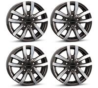 4 Cerchi Borbet CW5 6.0x16 ET68 5x130 ANTP per Citroën Jumper
