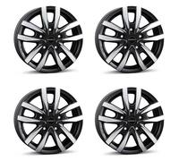 4 Cerchi Borbet CW5 6x16 ET68 5x118 per Opel Movano