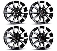 4 Cerchi Borbet CW5 7.5x18 ET35 5x127 SWMP per Fiat Freemont