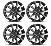 4 Cerchi Borbet CW5 7.5x18 ET45 5x127 ANTP per Jeep Commander Grand Wrangler