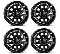 4 Cerchi Borbet CW7 8.0x18 ET40 5x120 SWM per VW Amarok Crafter T5 T6 T6.1 Multi