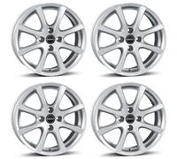 4 Cerchi Borbet LV4 5.5x14 ET35 4x100 SIL per Toyota Aygo Corolla Yaris