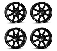 4 Cerchi Borbet LV4 5.5x15 ET40 4x100 SW per Opel Adam Agila Astra Corsa Karl Me