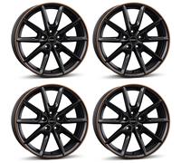 4 Cerchi Borbet LX18 8.0x18 ET40 5x112 SWMCOP per Mercedes A B C CL CLA CLE E EQ