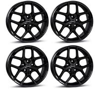 4 Cerchi Borbet Y 8.5x19 ET48 5x112 SW per VW Cross e-Golf Golf