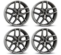 4 Cerchi Borbet Y 8.5x19 ET48 5x112 TITAM per VW Cross e-Golf Golf