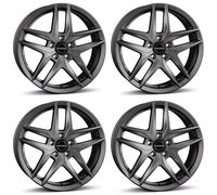 4 Cerchi Borbet Z 7.5x18 ET48 5x112 GREYM per Audi A3 A6 S3 TT TTS