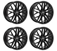 4 cerchi Carmani 20 Ludwig 7,5 x 17 ET30 5 x 112 nero compatibile con Mini Mini