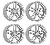 4 cerchi discreti TR argento 8.0Jx18 ET40 5x112 compatibili con Audi A4 A5 A6 A7