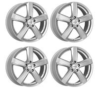 4 cerchi discreti TU argento 6,5Jx16 ET41 5x112 compatibili con Audi A3 A4 Q2