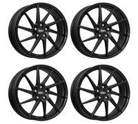 4 cerchi Dotz Spa nero 8.0Jx18 ET48 5x100 compatibili con Skoda Fabia