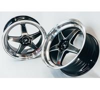 4 Cerchi HART HR77 18" 5x114.3 Hyper Black Per Skyline Supra GT86