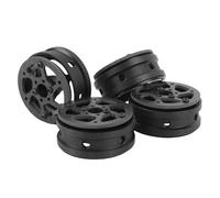 4 cerchi in fibra di carbonio per auto RC, cerchi in alluminio CNC 1,9 pollici con beadlock di ricambio per SCX10 D90 Capra 1/10 RC Crawler con di pneumatici a vite