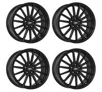 4 Cerchi in lega AEZ Atlanta black 7.5Jx18 5x108 per Jaguar X-Type