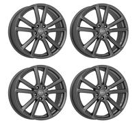 4 Cerchi in lega AEZ Tioga graphite 8.0Jx18 5x112 per BMW 1 2 3 4 5 6 7 8 X1 X2