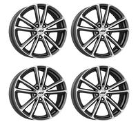 4 Cerchi in lega AEZ Tioga titan 7.0Jx17 5x112 per Audi A3 A4 A6 TT