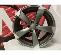 4 Cerchi in lega rotor Audi A3 8p 8v A4 b7 b8 b9 Q2 Q3 TT 17 pollici antracite