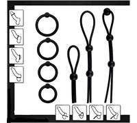 4 cerchi pubblici regolabili super elastici + 3 kit di protezione della corda ritardata set di giocattoli combinati felici