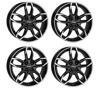 4 Cerchi Rial Lucca 6.5Jx16 ET45 4x100 SWFP per FIAT 124 Punto