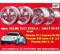 4 cerchi wheels Porsche 911 993 964 996 Carrera GT2 GT3 8x17 10x17 polished