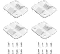 4 cerniere in plastica e kit di viti per refrigeratori Coleman, progettate per fissare il coperchio del dispositivo di raffreddamento e prolungare la durata del prodotto durante l'uso all'aperto