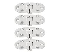 4 Cerniere per porte in acciaio inossidabile 316 con fori di montaggio, cerniera di grado marino di ricambio per portellone di armadietto di yacht e, resistente alla corrosi