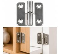 4 cerniere staccabili in acciaio inox 304 per mancini, per sollevamento e riparazione di porte, in metallo resistente, 4 pezzi