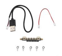 4-Channel Power Distributor Board for 3D Models(Single) | Four independent channels, main switch control, per ideal for 3D printed models, compact plastic design
