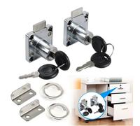 4 Chiave 2 Blocco Cam Porta for Mobili Armadietto Lettere Cassetta Postale