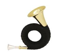 4 chiavi strumento a fiato corno francese corno francese in oro piatto con supporto (B)