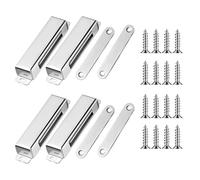 4 chiavistelli per porte in acciaio inox robusto meccanismo di chiusura automatica per armadio, armadio, porta della stanza, in acciaio inox