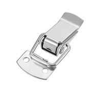 4 chiusure a levetta in acciaio inox caricate a molla, chiusura a leva da 48 mm, fibbie a becco d'anatra, chiusura a morsetto per cassetta degli attrezzi, cassetti e armadietti