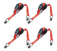 4 cinghie a cricchetto automatiche autoavvolgenti 1 pezzo 5 m x 25 mm 350/700