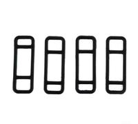 4 cinghie elastiche in silicone per biciclette, fissare saldamente accessori sulla maggior parte delle mountain bike, elettriche e bici da strada (A)
