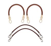 4 Cinturini Intrecciati, Manici Per Borse In Pelle, Manici Per Borse, Cinturini Di Ricambio Per Manici, Cinturini Intrecciati Con Ganci A Fibbia