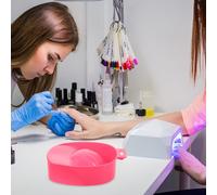 4 ciotole per ammollo delle mani per nail art: ciotola in plastica a doppio