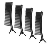 4 clip antiscivolo per capelli per sezionare i capelli, fermagli professionali per acconciature, per parrucchieri e saloni di casa, strumenti per lo styling dei capelli per morire e dividere i capelli