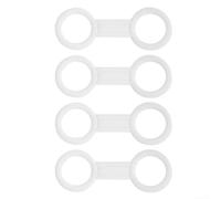 4 clip di supporto in silicone per i custodi dello snorkeling utilizzate in immersioni e snorkeling per mantenere la posizione dello snorkeling in modo efficiente