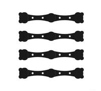 4 clip magnetiche per friggitrice ad aria per carta pergamena, supporti in silicone con bordi spessi, strumento da cucina sicuro per bloccare le fodere in posizione per una cottura uniforme e una
