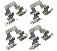 4 Clip Molla Pastiglie Freno Auto per a4 per a5 8K0615231 4 Clip | Compatibile per a4 per a5, numero parte 8K0615231, installazione per facile, metallo , per ritorno elastico rapido