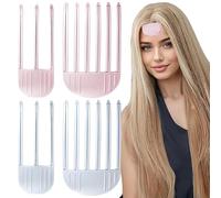 4 Clip Per Aumentare La Radice Dei Capelli, Design Soffice, Materiale Leggero E Resistente, Strumenti Di Fissaggio Per Lo Stile, Adatti Per Acconciature Con Frangia E Corona.