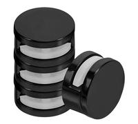 4 clip per montaggio a parete per specchio: staffe fisse per morsetto per