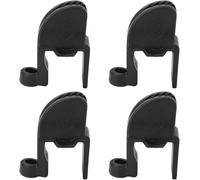 4 clip per pontone, ganci per paraurti per barche per tubo rettangolare da 2,5 cm e 3,2 cm, gancio per guida in nylon con corda da 3/8", accessori marini versatili per yacht e P Lavorazione durevole