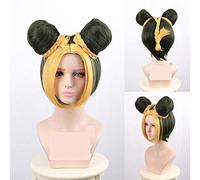 4 colori Avventura bizzarra di JoJo Vento dorato Jolyne Cujoh Parrucche Kujo JoJo no Kimyou na Bouken Panini Trecce Capelli Parrucche Cosplay Arancione