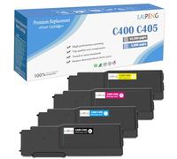 4 Colori Cartucce di Toner Compatibile Extra Alto Rendimento 10500 Pagine per Nero & 8000 Pagine per C M Y per XEROX VersaLink C400 C400n C400dn C405 C405n C405dn MFP