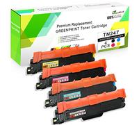4 Colori Compatibile TN247 Toner Cartuccia GREENPRINT 3,000 Pagine & 2,300 Pagine per Brother HL-L3210CW L3230CDW L3270CDW DCP-L3510CDW L3550CDW MFC-L3710CW L3730CDN L3750CDW Stampanti
